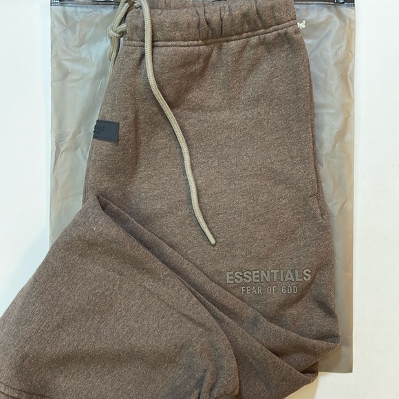 fear of god essentials 2024 heather wood sweatpants - Picture 1 of 10
